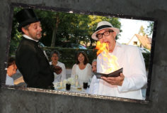 Schwarzer Mann beim Weißen Dinner 2015